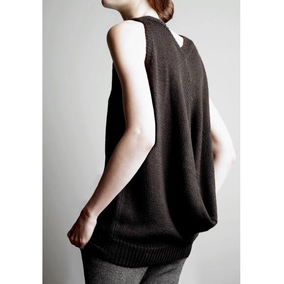 SOYER Mika Sleeveless Sweater Vest Tank Size Extra Small Alpaca Silk Copper Knit - Picture 3 of 10